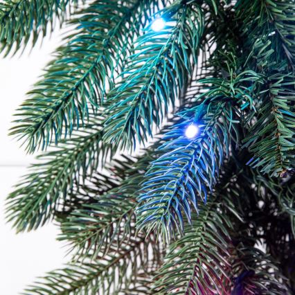 Twinkly - LED RGBW Димируемa коледна декорация GARLAND 50xLED 2,7 м Wi-Fi