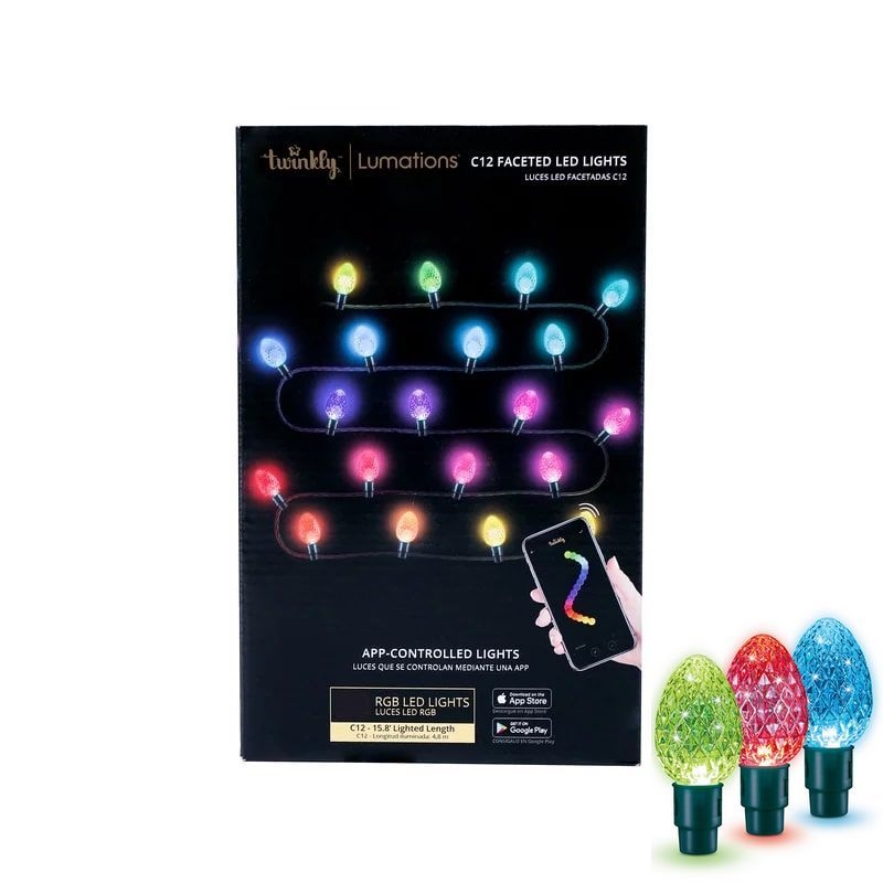 Twinkly - LED RGB Димируем екстериорен коледни лампички FACETED 80xLED 26,5 м IP44 Wi-Fi