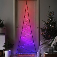 Twinkly - LED RGB Димируем екстериорен Коледна елха LIGHT TREE 70xLED IP44 Wi-Fi