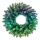 Twinkly - LED RGB Димируем Коледен венец PRE-LIT WREATH 50xLED Ø 61 см Wi-Fi