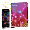 Twinkly - LED RGB димируема коледна гирлянда CANDIES 100xLED 8 m USB Wi-Fi