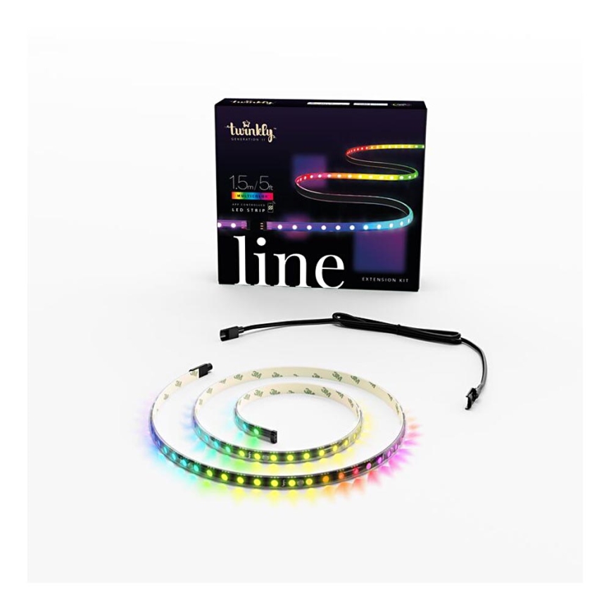 Twinkly - LED RGB Разширение димируема лента LINE 100xLED 1,5 м Wi-Fi