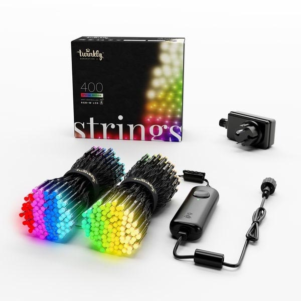 Twinkly - LED RGBW Димируем екстериорен коледни лампички STRINGS 400xLED 35,5 м IP44 Wi-Fi