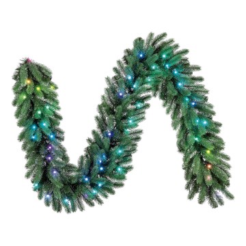 Twinkly - LED RGBW Димируемa коледна декорация GARLAND 50xLED 2,7 м Wi-Fi