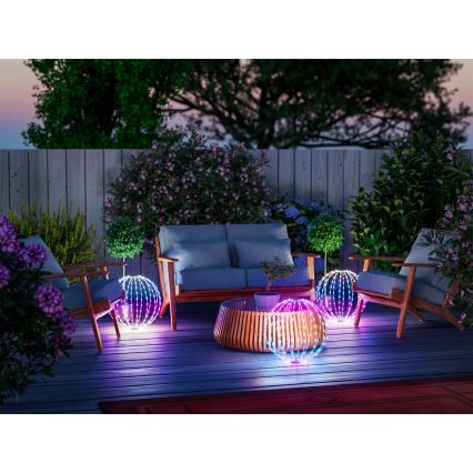 Twinkly - LED RGBW димируема външна декорация SPHERE 210xLED IP44 Wi-Fi
