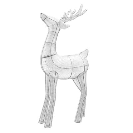 Twinkly - LED RGBW Димируем екстериорен Коледа северен елен REINGEERS 240xLED IP44 Wi-Fi