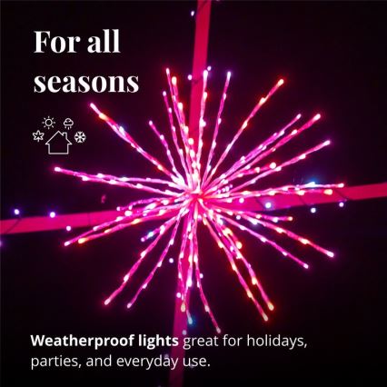 Twinkly - LED RGB Димируем екстериорен коледна звезда SPRITZER 200xLED IP44 Wi-Fi