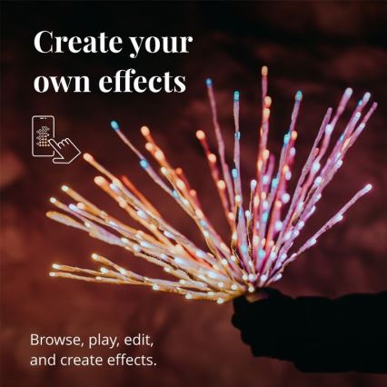 Twinkly - LED RGB Димируем екстериорен коледна звезда SPRITZER 200xLED IP44 Wi-Fi
