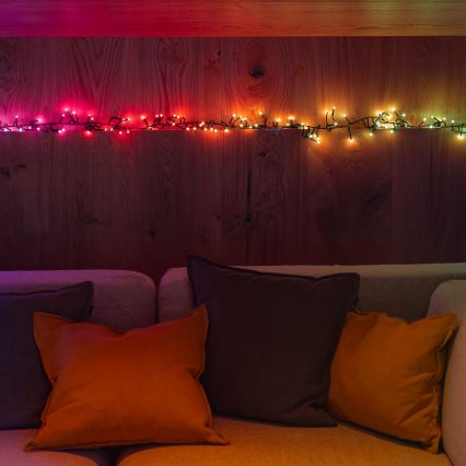 Twinkly - LED RGBW Димируем екстериорен коледни лампички CLUSTER 400xLED 9,5 м IP44 Wi-Fi