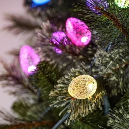 Twinkly - LED RGB Димируем екстериорен коледни лампички FACETED 40xLED 14,5 м IP44 Wi-Fi