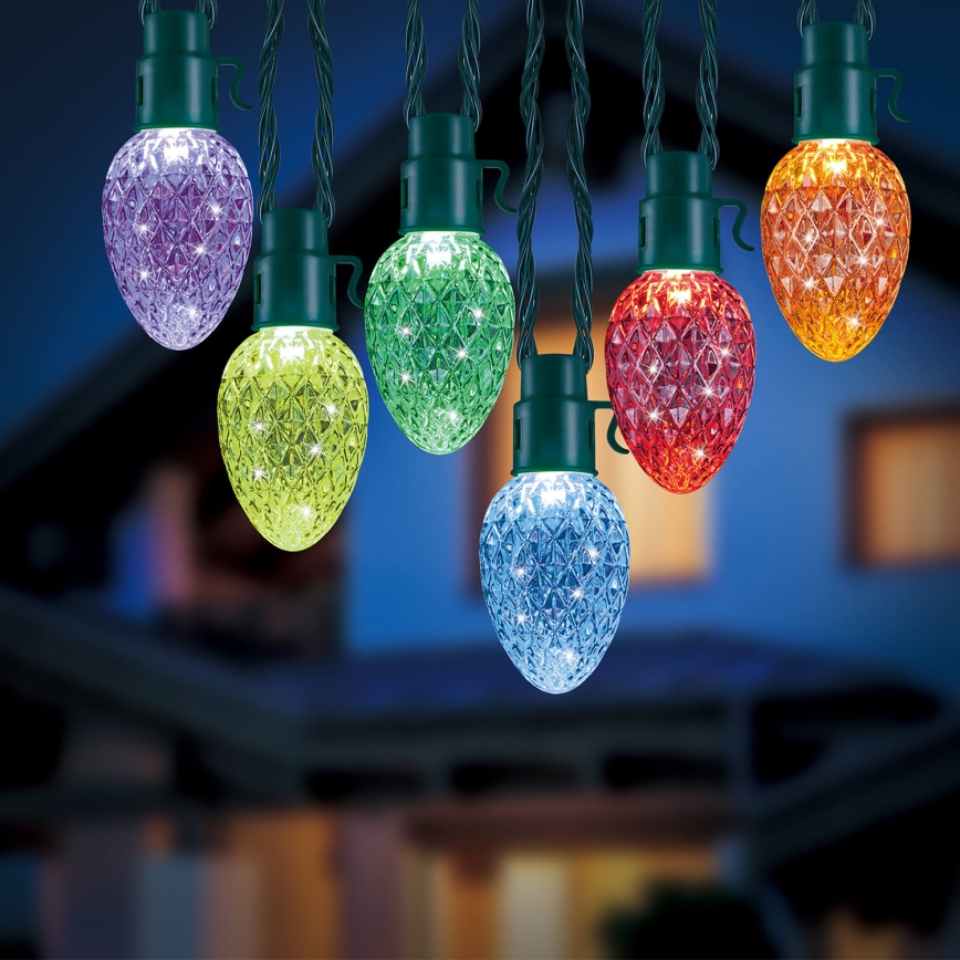 Twinkly - LED RGB Димируем екстериорен коледни лампички FACETED 40xLED 14,5 м IP44 Wi-Fi