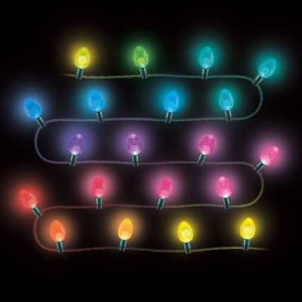 Twinkly - LED RGB Димируем екстериорен коледни лампички FACETED 40xLED 14,5 м IP44 Wi-Fi