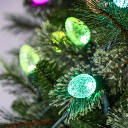 Twinkly - LED RGB Димируем екстериорен коледни лампички FACETED 80xLED 26,5 м IP44 Wi-Fi