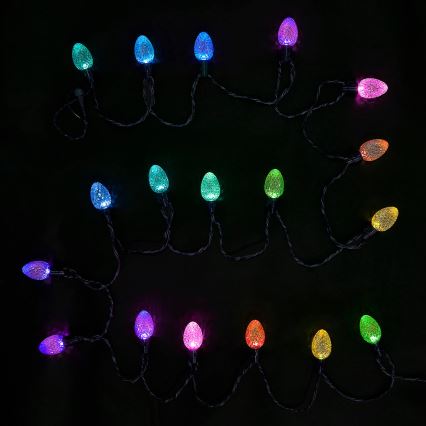Twinkly - LED RGB Димируем екстериорен коледни лампички FACETED 80xLED 26,5 м IP44 Wi-Fi
