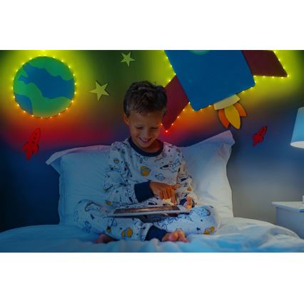 Twinkly - LED RGB Димируема лента DOTS 60xLED 3 м Wi-Fi USB