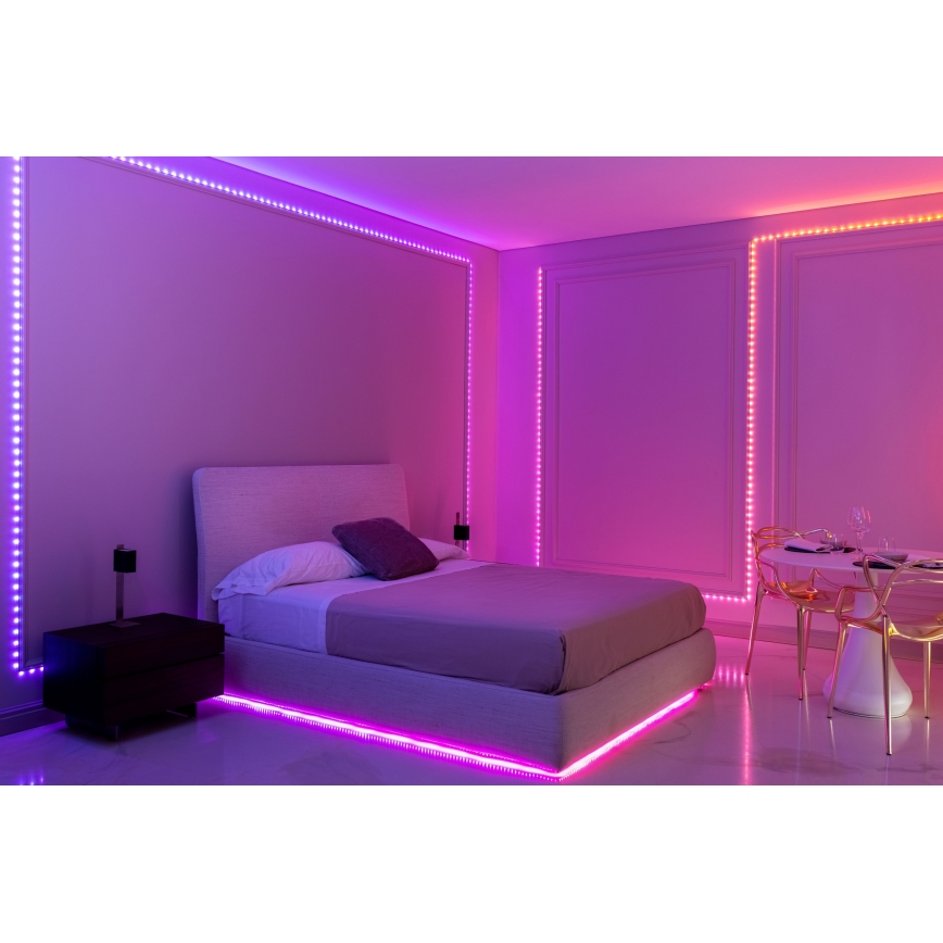 Twinkly - LED RGB димируема гирлянда DOTS 60xLED 7 m USB Wi-Fi
