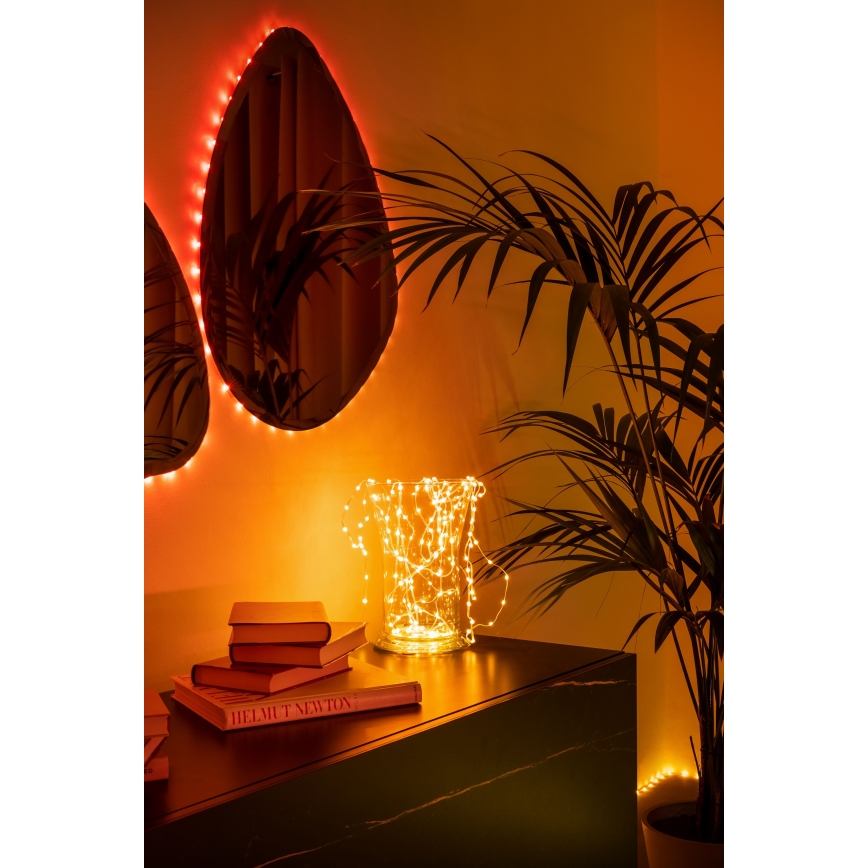 Twinkly - LED RGB Димируем коледен гирлянда DOTS 60xLED 7 м USB Wi-Fi