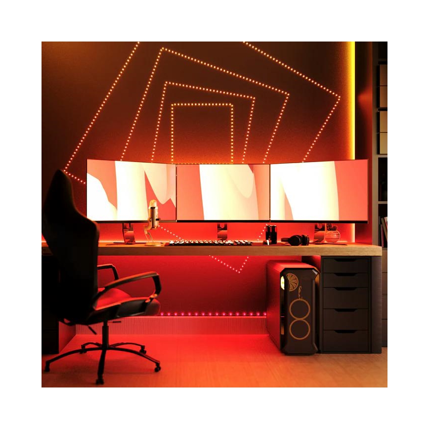 Twinkly - LED RGB Екстериорен димируема лента DOTS 200xLED 10 м IP44 WiFi
