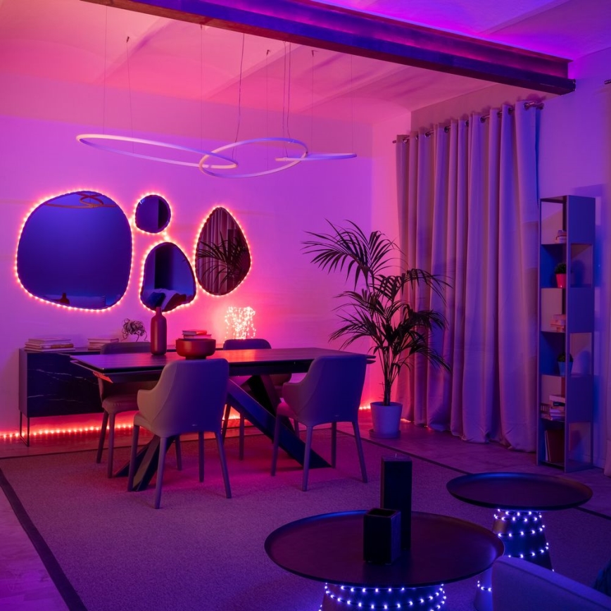 Twinkly - LED RGB Екстериорен димируема лента DOTS 200xLED 10 м IP44 Wi-Fi