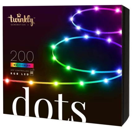 Twinkly - LED RGB Екстериорен димируема лента DOTS 200xLED 10 м IP44 Wi-Fi