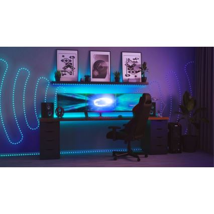 Twinkly - LED RGB Екстериорен димируема лента DOTS 400xLED 20 м IP44 Wi-Fi
