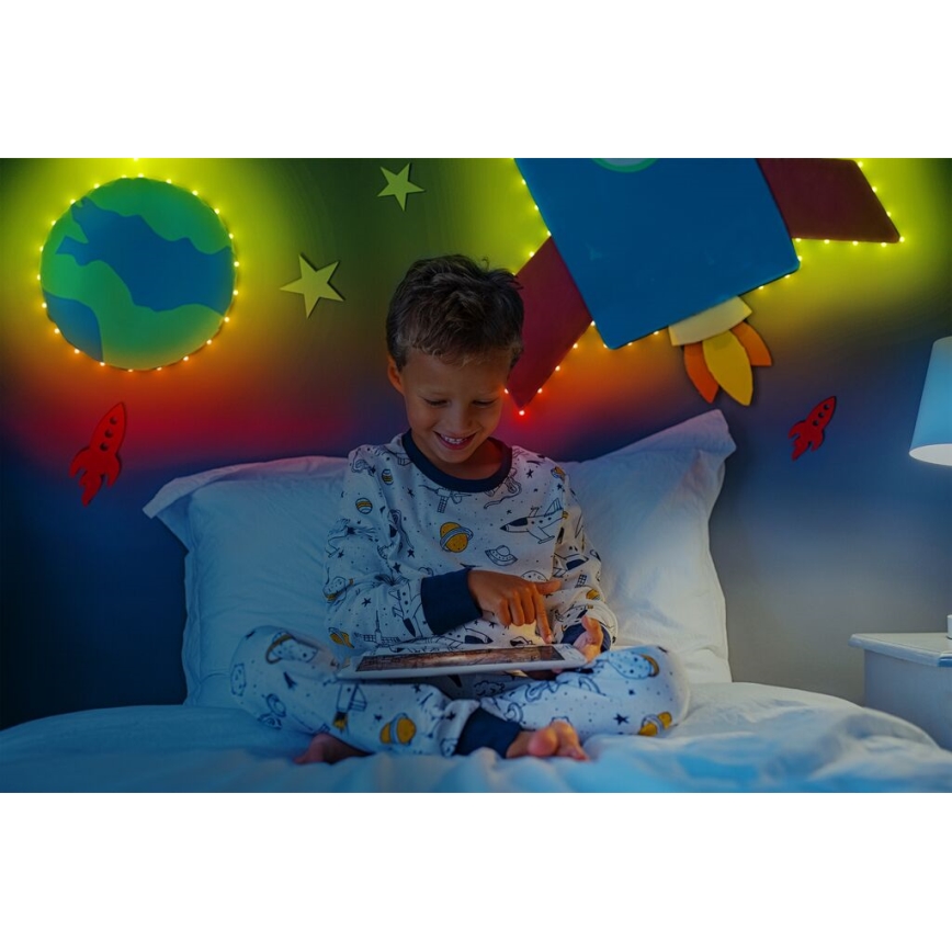 Twinkly - LED RGB Екстериорен димируема лента DOTS 400xLED 20 м IP44 Wi-Fi