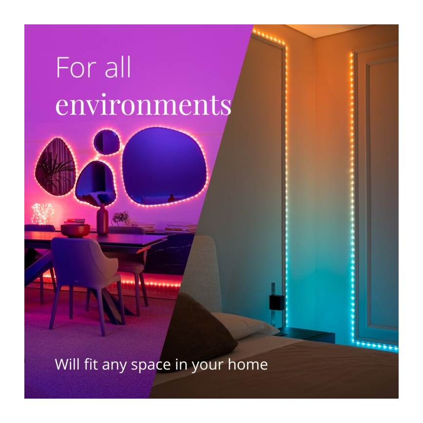 Twinkly - LED RGB Екстериорен димируема лента DOTS 400xLED 20 м IP44 Wi-Fi