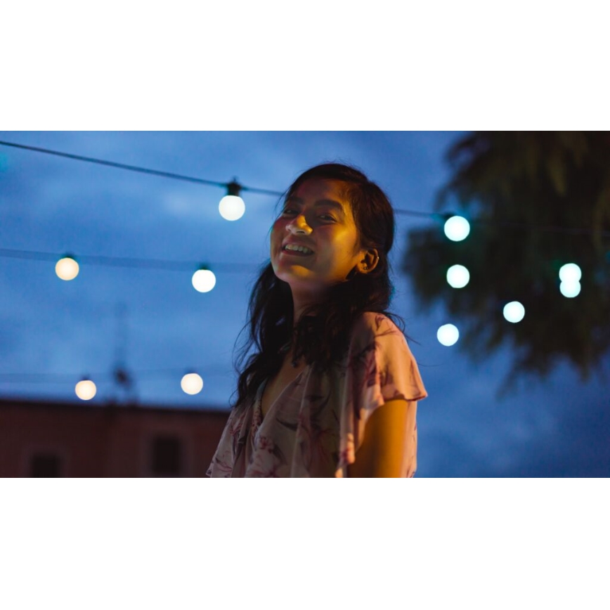 Twinkly - LED Димируем екстериорен декоративни лампички FESTOON 20xLED 14 м IP44 Wi-Fi