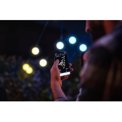 Twinkly - LED Димируем екстериорен декоративни лампички FESTOON 20xLED 14 м IP44 Wi-Fi