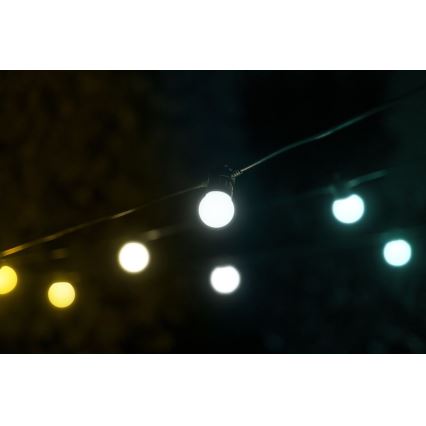 Twinkly - LED Димируем екстериорен декоративни лампички FESTOON 20xLED 14 м IP44 Wi-Fi