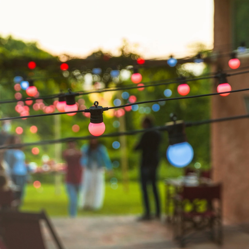 Twinkly - LED RGB Димируем екстериорен декоративни лампички FESTOON 20xLED 14 м IP44 Wi-Fi