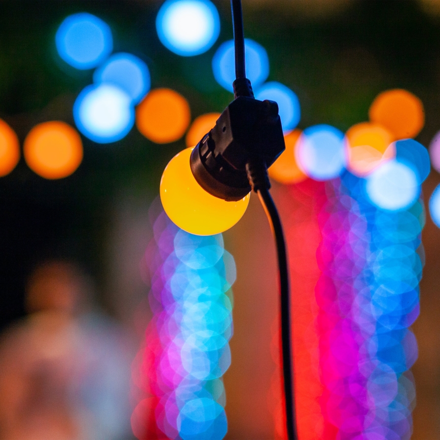 Twinkly - LED RGB Димируем екстериорен декоративни лампички FESTOON 20xLED 14 м IP44 Wi-Fi
