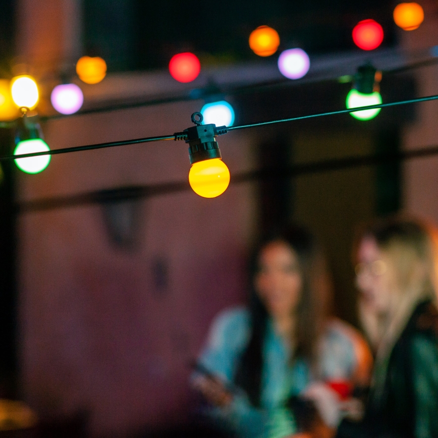 Twinkly - LED RGB Димируем екстериорен декоративни лампички FESTOON 20xLED 14 м IP44 Wi-Fi