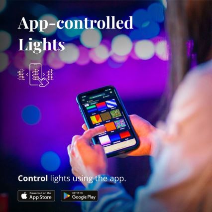 Twinkly - LED RGB Димируем екстериорен декоративни лампички FESTOON 20xLED 14 м IP44 Wi-Fi