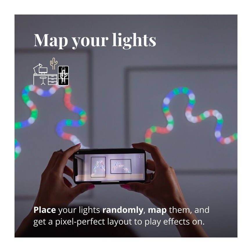 Twinkly - LED RGB Димируема лента FLEX 200xLED 2 м Wi-Fi
