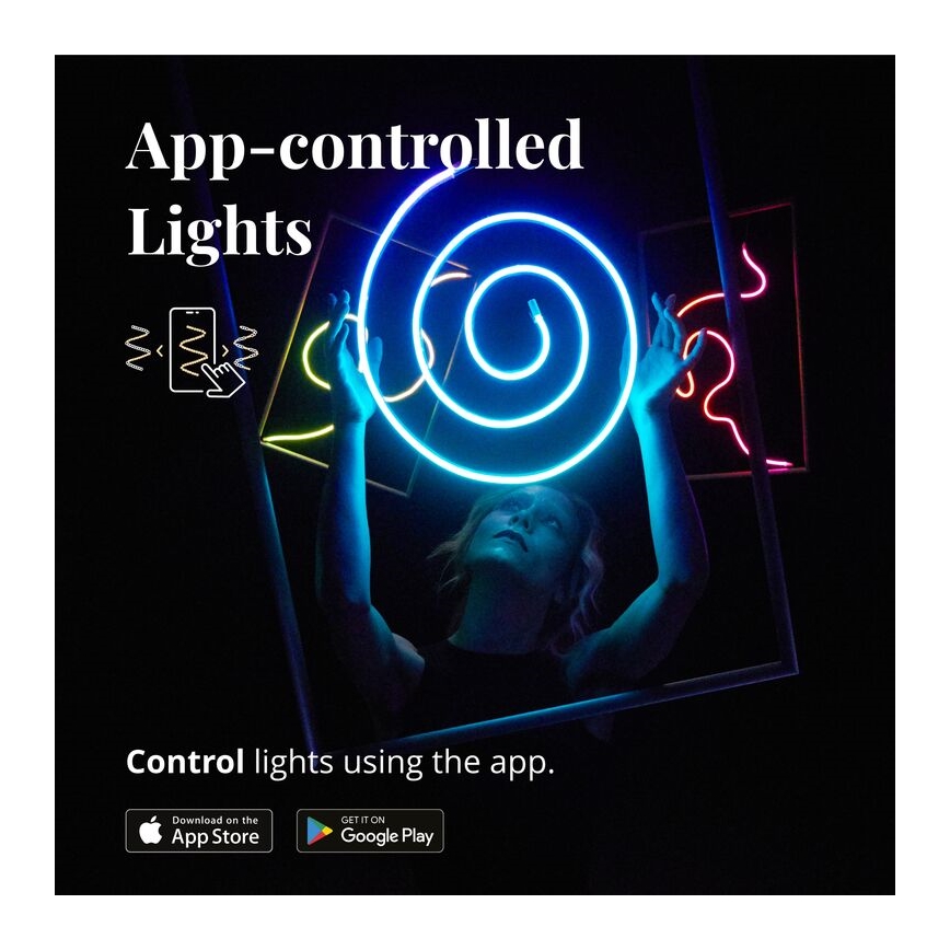 Twinkly - LED RGB Димируема лента FLEX 200xLED 2 м Wi-Fi