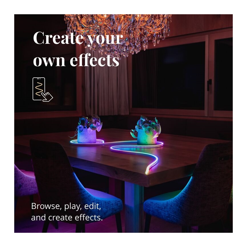 Twinkly - LED RGB Димируема лента FLEX 200xLED 2 м Wi-Fi