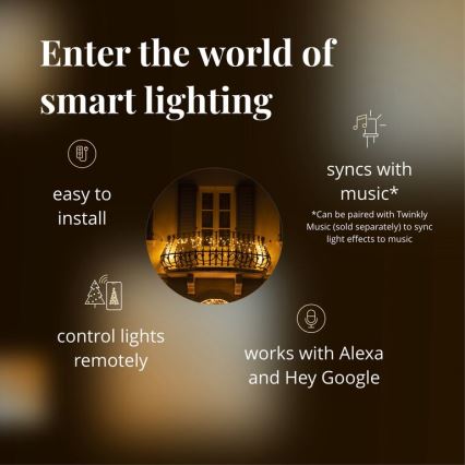 Twinkly - LED Димируем екстериорен Коледна завеса ICICLE 190xLED 11,5 м IP44 Wi-Fi