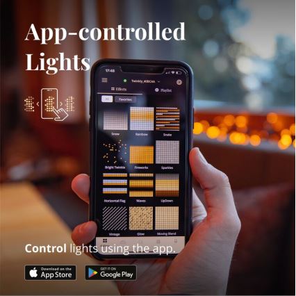 Twinkly - LED Димируем екстериорен Коледна завеса ICICLE 190xLED 11,5 м IP44 Wi-Fi