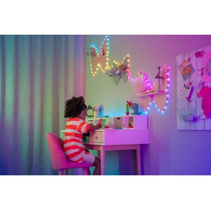 Twinkly - LED RGB Димируем коледни лампички 100xLED 8 м USB Wi-Fi