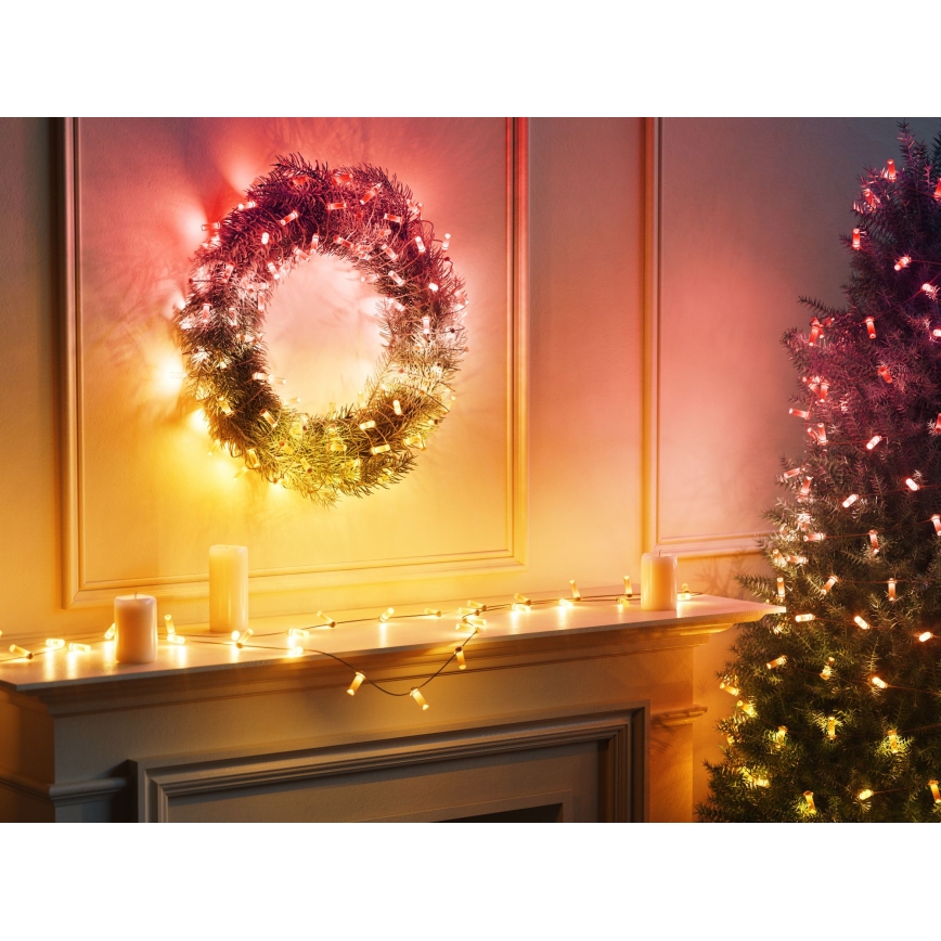 Twinkly - LED RGB гирлянд CANDIES с възможност за затъмняване, 200xLED, 14 м, USB, Wi-Fi