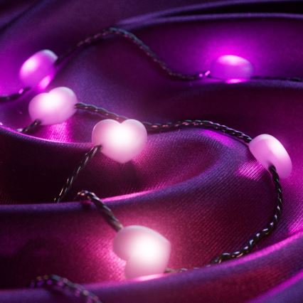 Twinkly - LED RGB димируема коледна гирлянда CANDIES 200xLED 14 m USB Wi-Fi