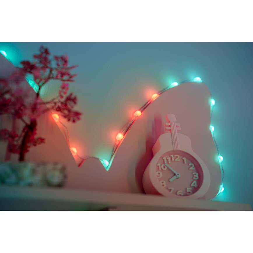Twinkly - LED RGB Димируем коледни лампички CANDIES 200xLED 14 м USB Wi-Fi