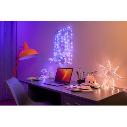 Twinkly - LED RGB Димируем коледни лампички CANDIES 200xLED 14 м USB Wi-Fi