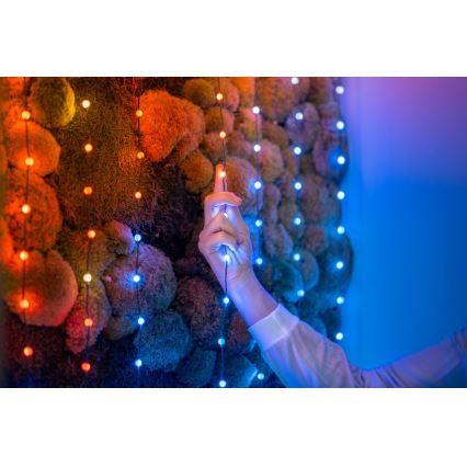 Twinkly - LED RGB Димируем коледни лампички CANDIES 200xLED 14 м USB Wi-Fi