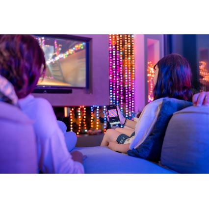 Twinkly - LED RGB Димируем коледни лампички CANDIES 200xLED 14 м USB Wi-Fi