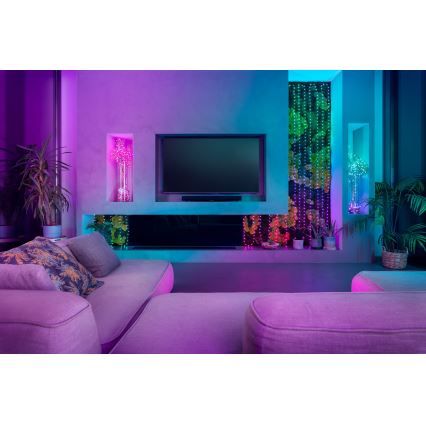 Twinkly - LED RGB Димируем коледни лампички CANDIES 200xLED 14 м USB Wi-Fi