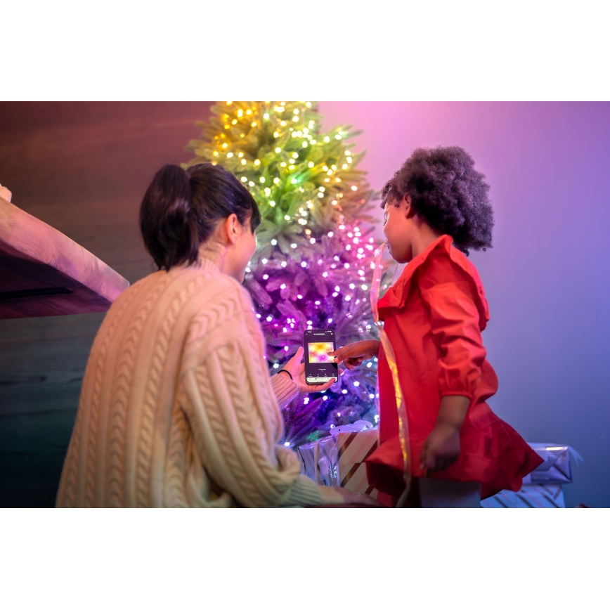 Twinkly - LED RGB гирлянд CANDIES с регулируема яркост 100xLED 8 m USB Wi‑Fi