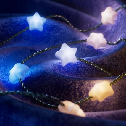 Twinkly - LED RGB Димируем коледни лампички CANDIES 200xLED 14 м USB Wi-Fi