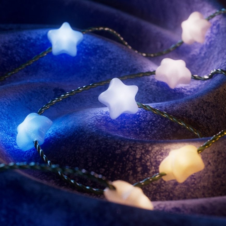 Twinkly - LED RGB Димируем коледни лампички CANDIES 200xLED 14 м USB Wi-Fi